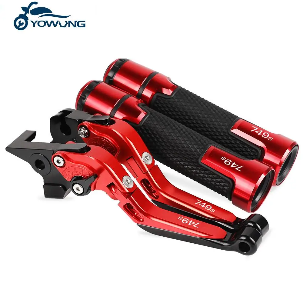 749 S 2003-2006Motorcycle CNC Brake Clutch Levers Handlebar knobs Handle Hand Grip Ends FOR DUCATI 749 S R 2003 2004 2005 2006
749 S 2003-2006Motorcycle CNC Brake Clutch Levers Handlebar knobs Handle Hand Grip Ends FOR DUCATI 749 S R 2003 2004 2005 2006