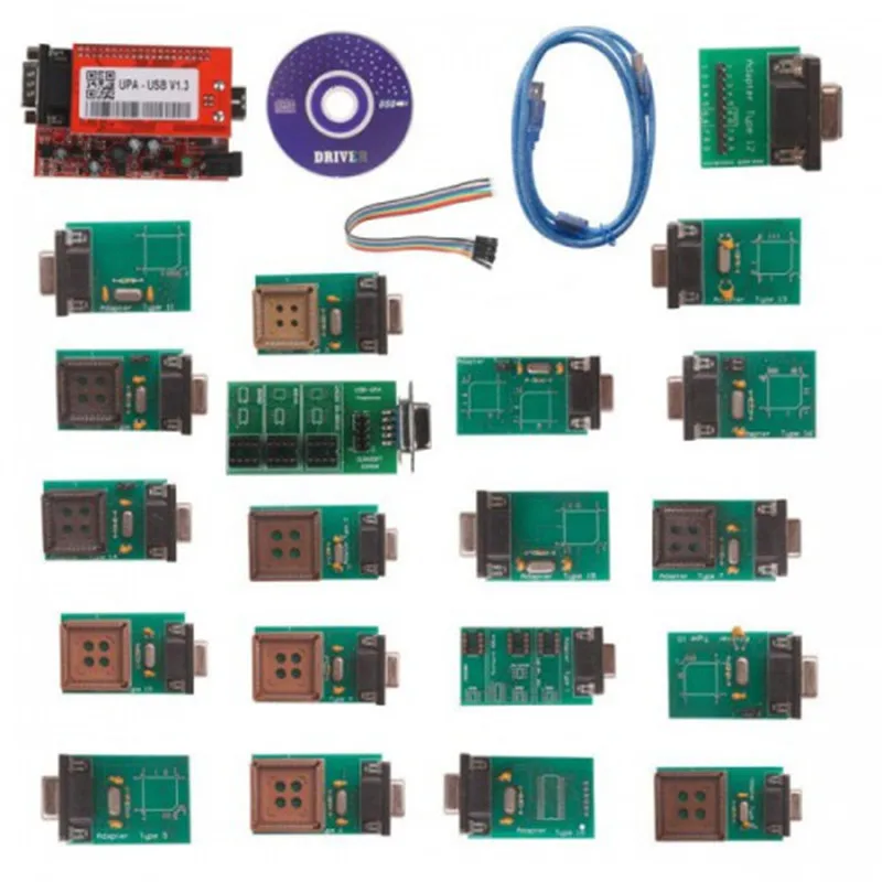 Новые UPA USB программер Полный Адаптеры для NEC Функция Английская литература