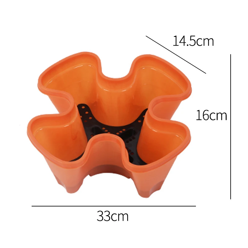 Stack-up Type Stereoscopic Four Petal Flowerpot Strawberry Plant Pot for Flower Vegetables Flower Pot Garden Planters Maceteros
Stack-up Type Stereoscopic Four Petal Flowerpot Strawberry Plant Pot for Flower Vegetables Flower Pot Garden Planters Maceteros