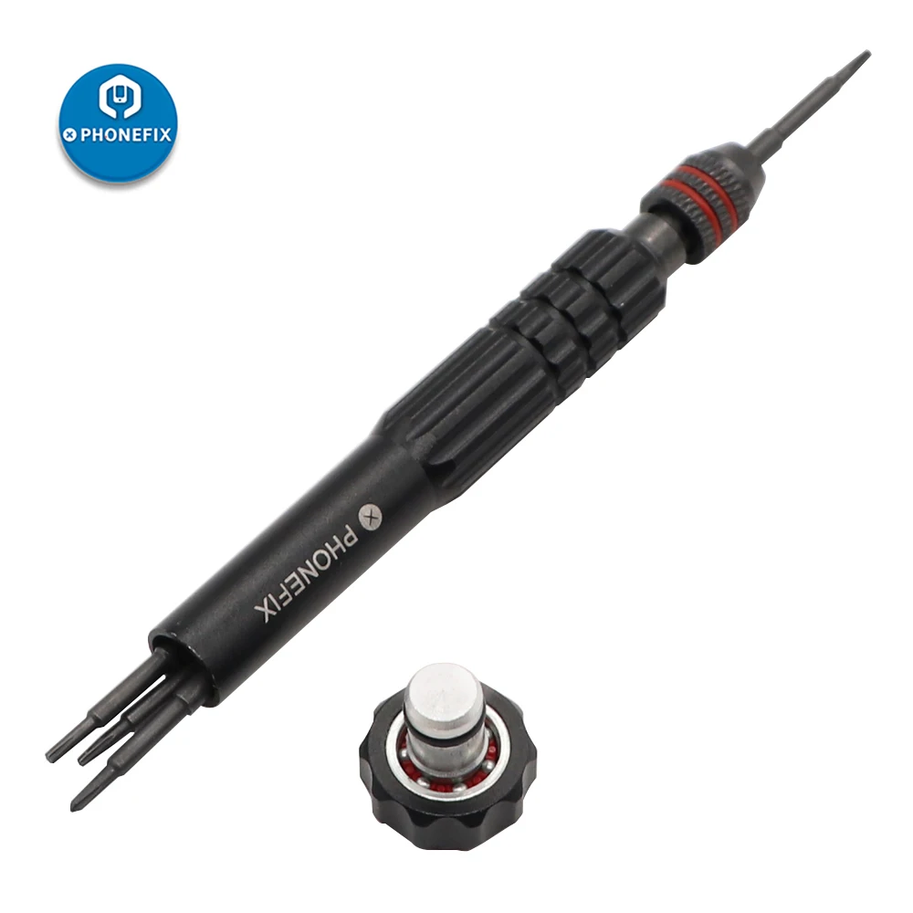 Professional 6 in 1 Screwdriver Set for iPhone Set Pentalobe Torx Cross Phillips Magnetic Screwdriver Tips in Handle 
Professional 6 in 1 Screwdriver Set for iPhone Set Pentalobe Torx Cross Phillips Magnetic Screwdriver Tips in Handle