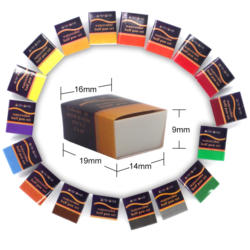 SeamiArt 12/24Color Solid Watercolor Pan Paint Set Portable Tin Box Watercolor Pigment for Drawing Watercolor Paper Art Supplies
SeamiArt 12/24Color Solid Watercolor Pan Paint Set Portable Tin Box Watercolor Pigment for Drawing Watercolor Paper Art Supplies