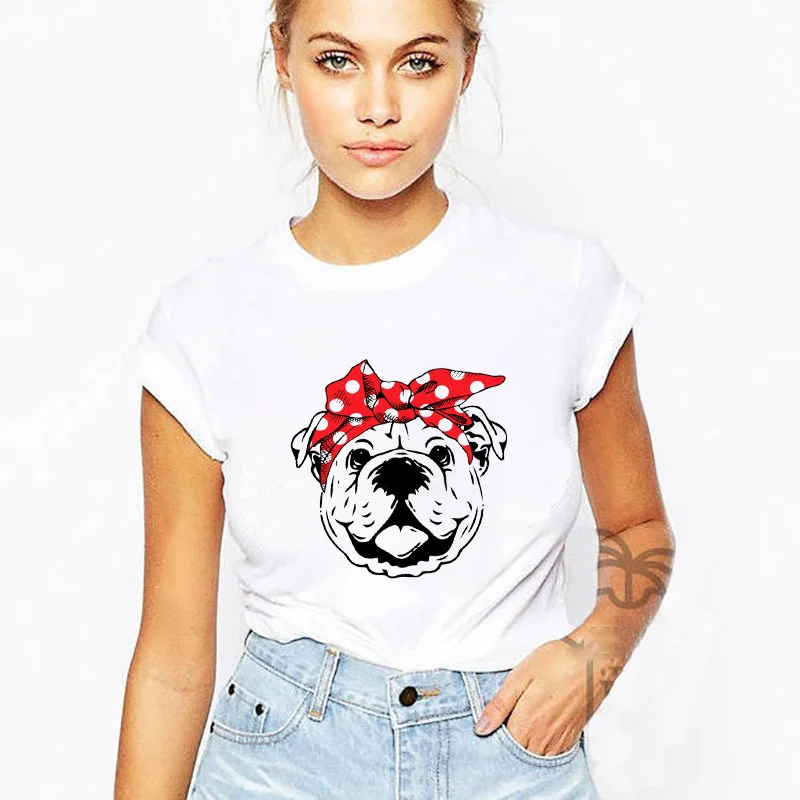 2021 Casual Women T-shirt Dog Printed Short Sleeve summer short sleeve female tee tops women's High quality printing T-shirt
2021 Casual Women T-shirt Dog Printed Short Sleeve summer short sleeve female tee tops women's High quality printing T-shirt