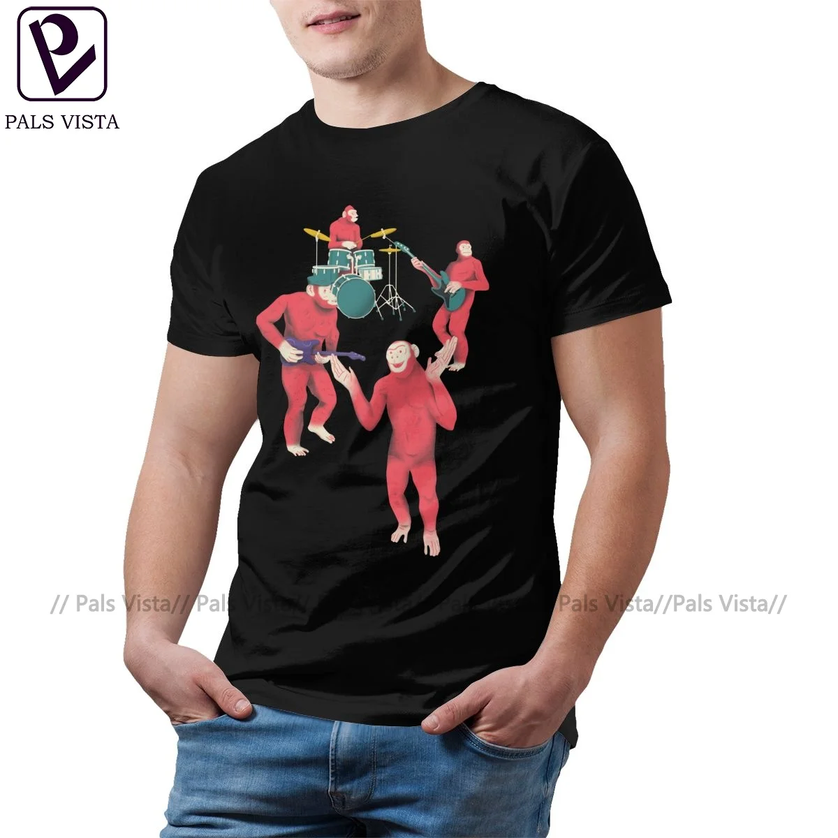 Monkey Tee Shirt Cute Short Sleeve 100 Percent Cotton T Shirt Summer Graphic T-Shirt Oversized Men
Monkey Tee Shirt Cute Short Sleeve 100 Percent Cotton T Shirt Summer Graphic T-Shirt Oversized Men