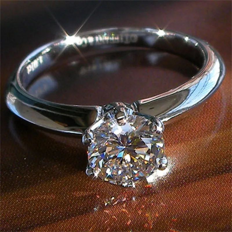 Classic Real Solid 100% 925 Sterling Silver Ring Luxury 2Ct Round-cut SONA Diamond Wedding Jewelry Rings Engagement For Women
Classic Real Solid 100% 925 Sterling Silver Ring Luxury 2Ct Round-cut SONA Diamond Wedding Jewelry Rings Engagement For Women