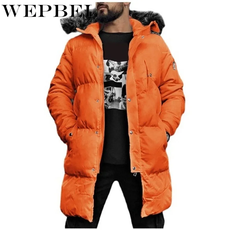 WEPBEL Men's Thickening Casual Warm Zipper Fur Hooded Down Jacket with Pocket Winter Hooded Down Coat Parkas
WEPBEL Men's Thickening Casual Warm Zipper Fur Hooded Down Jacket with Pocket Winter Hooded Down Coat Parkas