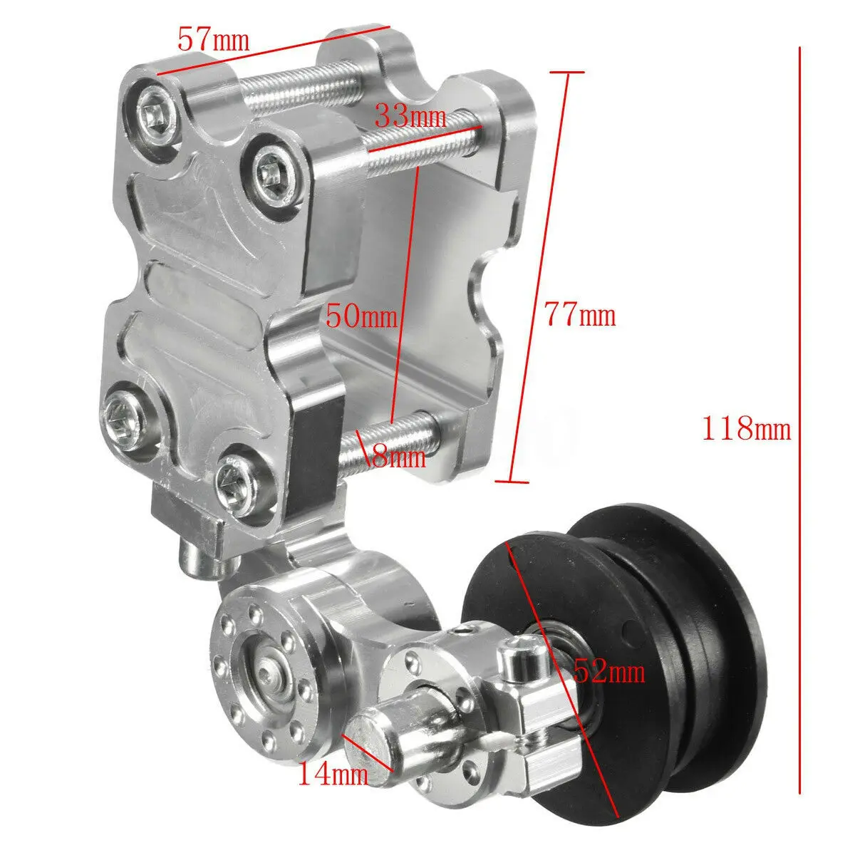 Aluminum+ Rubber Silver Chain Tension Adjuster Chain Tensioner Universal Gear Chain Tensioner Roller Durable Motorcycle
Aluminum+ Rubber Silver Chain Tension Adjuster Chain Tensioner Universal Gear Chain Tensioner Roller Durable Motorcycle