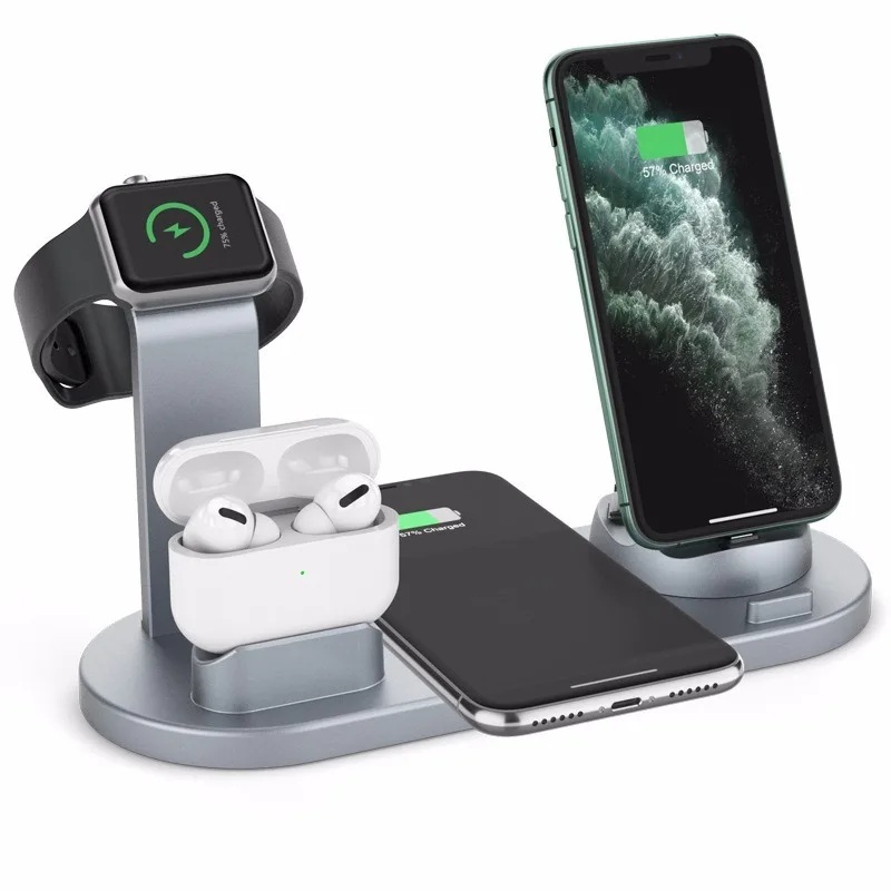15W Qi Fast Wireless Charger Stand for IPhone 11 XR X 8 Apple Watch 4 In 1 Foldable Charging Dock Station for Xiaomi Airpods Pro
15W Qi Fast Wireless Charger Stand for IPhone 11 XR X 8 Apple Watch 4 In 1 Foldable Charging Dock Station for Xiaomi Airpods Pro