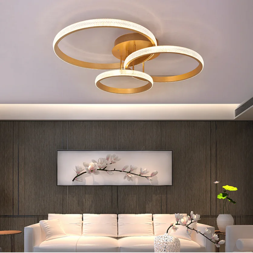 Simple Modern Circular LED Ceiling Light Gold Crystal Ceiling Lamp Warm Romantic Round Nordic Living Room Bedroom Ceiling Lamp
Simple Modern Circular LED Ceiling Light Gold Crystal Ceiling Lamp Warm Romantic Round Nordic Living Room Bedroom Ceiling Lamp