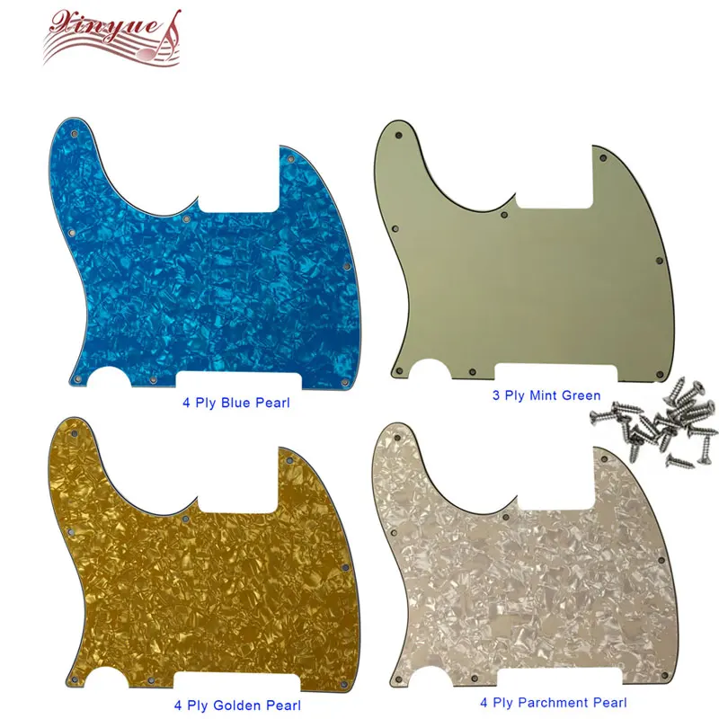 Guitar Parts For Left Handed 8 Hole Screws US Tele Guitar Pickguard With Blank Scratch Plate
Guitar Parts For Left Handed 8 Hole Screws US Tele Guitar Pickguard With Blank Scratch Plate