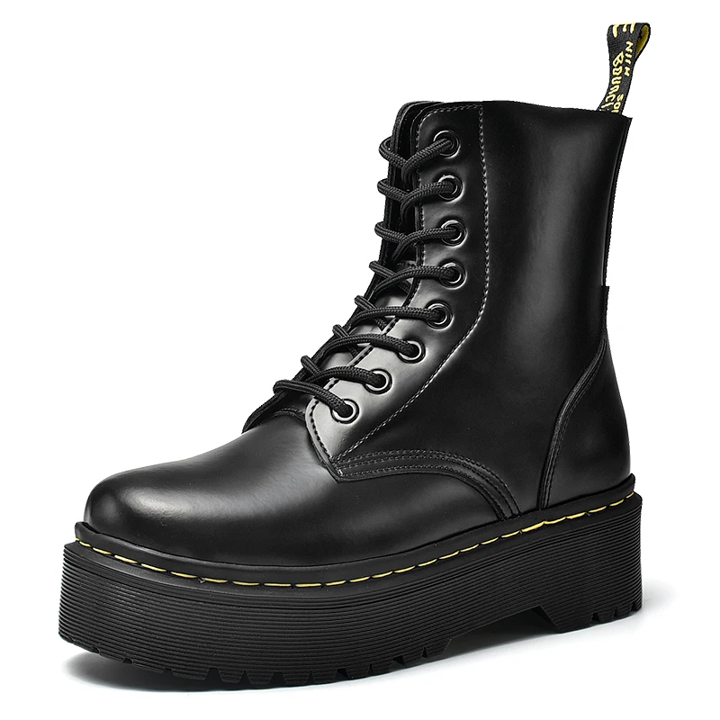Women Boots Platform Fashion Motorcycle Ladies Boots Side Zipper Round Toe Ankle Boots 2021 Luxury Leather Women Martin Boots
Women Boots Platform Fashion Motorcycle Ladies Boots Side Zipper Round Toe Ankle Boots 2021 Luxury Leather Women Martin Boots