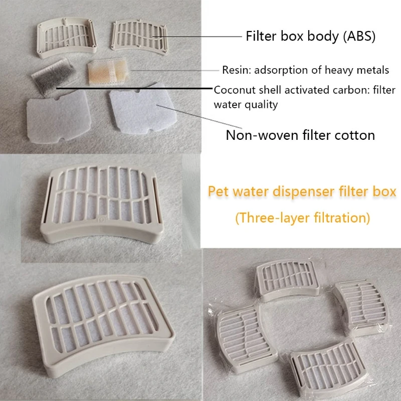 Water Dispenser Creative Design Silent Activated Carbon Filtration Easy to Clean and Use Gift for Indooor Dog Cat Pet
Water Dispenser Creative Design Silent Activated Carbon Filtration Easy to Clean and Use Gift for Indooor Dog Cat Pet