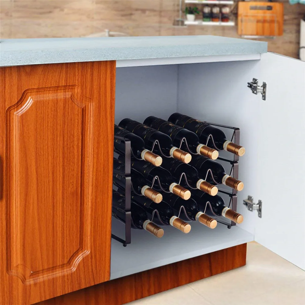 4 Bottle Rack Stackable Red Wine Rack Countertop Cabinet Wine Holder Storage Stand Wine Bottle Shelf
4 Bottle Rack Stackable Red Wine Rack Countertop Cabinet Wine Holder Storage Stand Wine Bottle Shelf