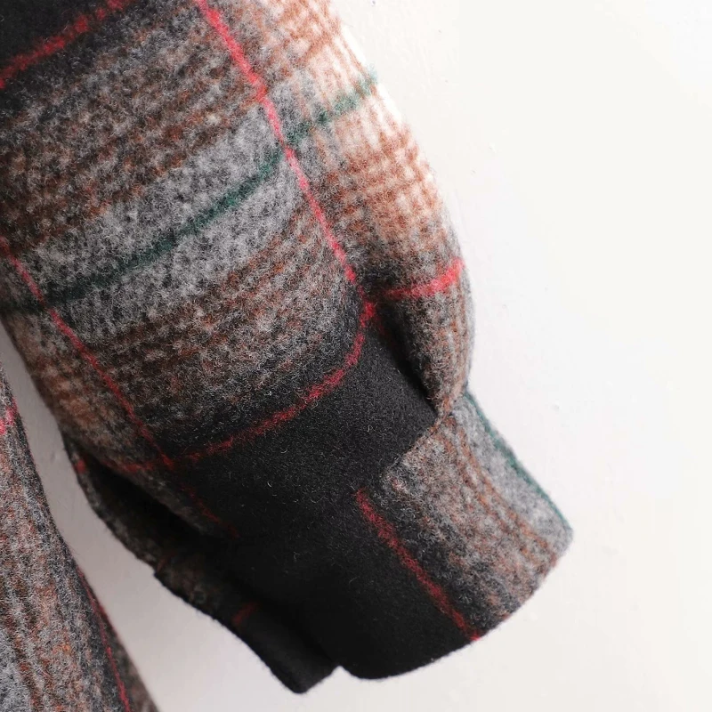Nice Casual Women Long Oversized Plaid Woolen Coat Fad Fashion Ladies Soft Long Sleeve Outerwear Female Vintage Loose Jackets
Nice Casual Women Long Oversized Plaid Woolen Coat Fad Fashion Ladies Soft Long Sleeve Outerwear Female Vintage Loose Jackets