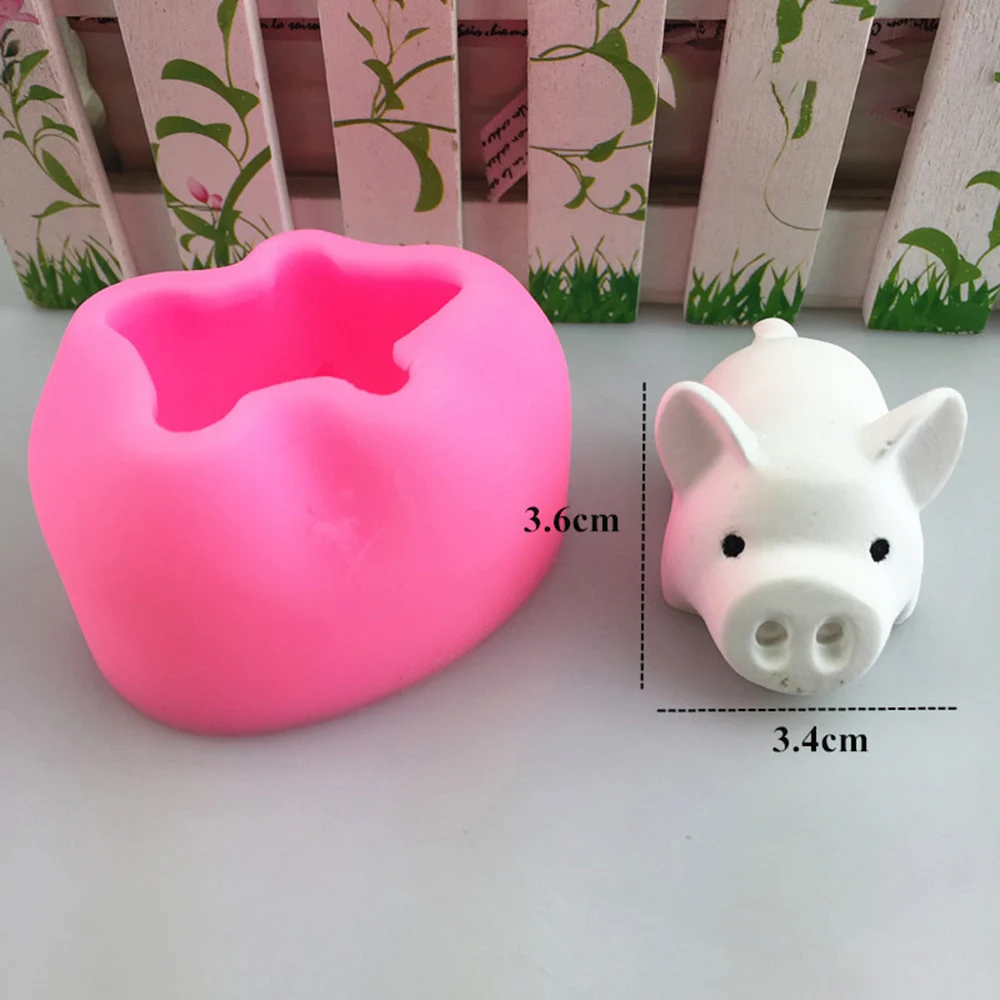 Cute Pig Shape Silicone Mould 3d Diy Baking Tools Pastry Pudding Jelly Mousse Ice Cream Mold Soap Scented Candle Mold Handmade
Cute Pig Shape Silicone Mould 3d Diy Baking Tools Pastry Pudding Jelly Mousse Ice Cream Mold Soap Scented Candle Mold Handmade