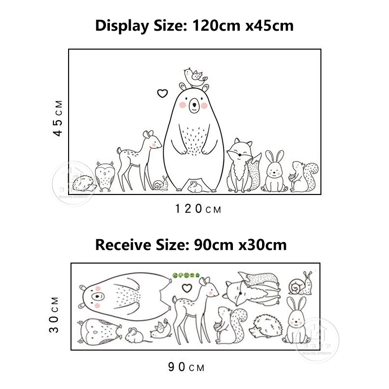 Nordic Cartoon Animal Wall Sticker Shy Bear Fox Baby Children Room Creative Nursery Decals Adhesive Home Decor Wallpaper Supply
Nordic Cartoon Animal Wall Sticker Shy Bear Fox Baby Children Room Creative Nursery Decals Adhesive Home Decor Wallpaper Supply
