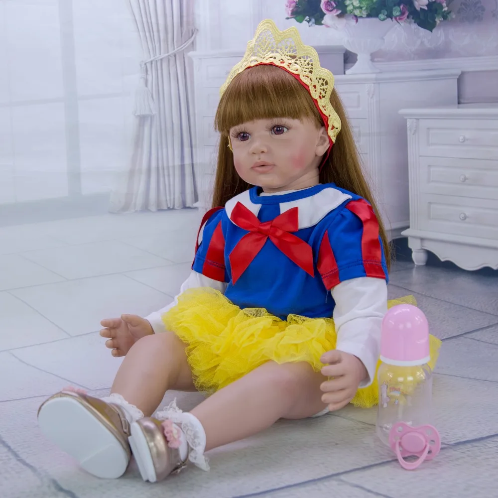Artist's new design 60cm Baby Reborn Silicone Cotton Body Babies Dolls Realistic alive girl Toy For Child Birthday Christmas Gif
Artist's new design 60cm Baby Reborn Silicone Cotton Body Babies Dolls Realistic alive girl Toy For Child Birthday Christmas Gif