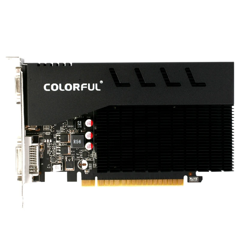 Красочные GT710 изображение карты Ice Storm Shark-1G D3 954 МГц мини настольный компьютер офис Дискретная изображение немой DYI + Гам + HDMI Интерфейс
Красочные GT710 изображение карты Ice Storm Shark-1G D3 954 МГц мини настольный компьютер офис Дискретная изображение немой DYI + Гам + HDMI Интерфейс
