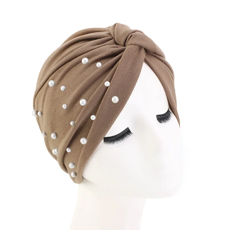 58cm Hair Caps Muslim Women Pearl Beading Elastic Turban Hat Sleep Night Wrap Cotton Twist Cap Hijab Headwear Hair Styling Tool
58cm Hair Caps Muslim Women Pearl Beading Elastic Turban Hat Sleep Night Wrap Cotton Twist Cap Hijab Headwear Hair Styling Tool