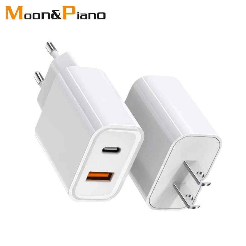 Зарядное устройство PD20W для ЕС и США быстрая зарядка разъем USB типа c Италия
