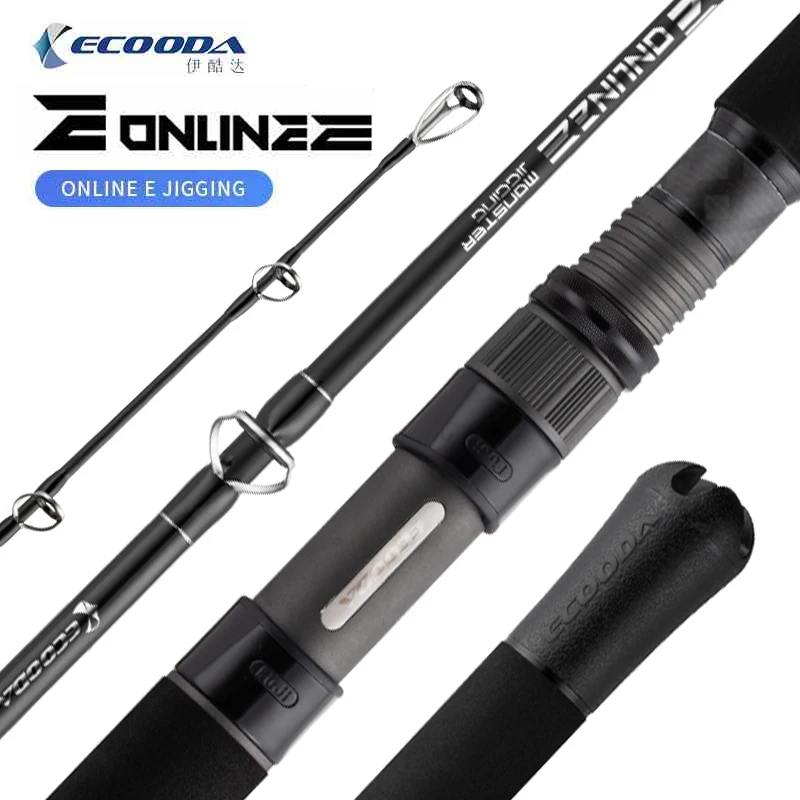 ECOODA ONLINE E JIGGING Rod FUJI Parts 1.58/1.60/1.63m 1/2 Section PE2-6 Lure WT 100-400g Spinning Casting Rod Fishing Tackle
ECOODA ONLINE E JIGGING Rod FUJI Parts 1.58/1.60/1.63m 1/2 Section PE2-6 Lure WT 100-400g Spinning Casting Rod Fishing Tackle