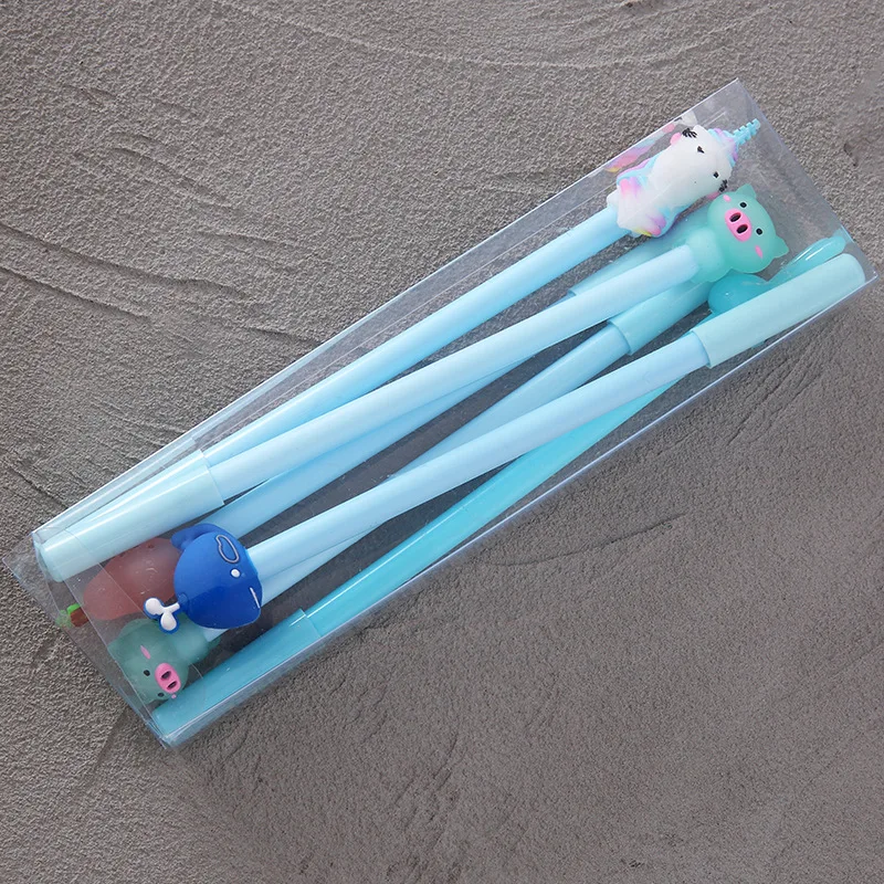 6 boxed gel pen with cartoon soft gel tip cute fountain pen for students office stationery writing pen multicolor gel pen
6 boxed gel pen with cartoon soft gel tip cute fountain pen for students office stationery writing pen multicolor gel pen
