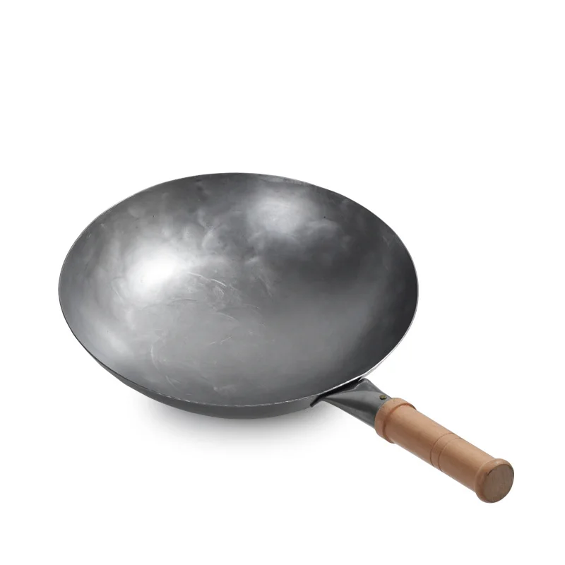 Traditional Iron Wok 100% Handmade Deep Wok Wooden Handle Non-stick Wrought Iron Kitchen Cookware
Traditional Iron Wok 100% Handmade Deep Wok Wooden Handle Non-stick Wrought Iron Kitchen Cookware