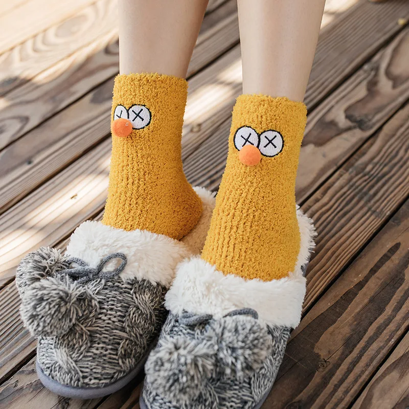 Bird Coral Velvet Socks Winter Warmer Women Girl Cashmere Snow Socks Seamless Velvet Boots Floor Sleeping Socks Christmas Gift
Bird Coral Velvet Socks Winter Warmer Women Girl Cashmere Snow Socks Seamless Velvet Boots Floor Sleeping Socks Christmas Gift