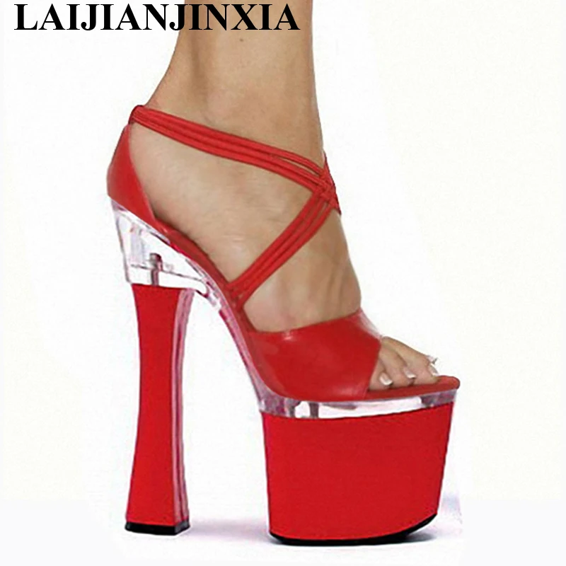 New 2018 Professional Customize Bride Comfortable Thick Heel 18cm High Heel Shoes Sandals Dance Shoes
New 2018 Professional Customize Bride Comfortable Thick Heel 18cm High Heel Shoes Sandals Dance Shoes