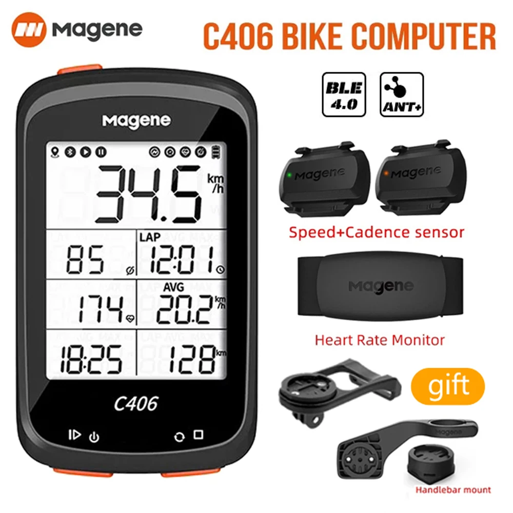 Велосипедный компьютер Magene C406, GPS-одометр, Водонепроницаемый Спидометр, богатые данные, не I gps порт Bryton
Велосипедный компьютер Magene C406, GPS-одометр, Водонепроницаемый Спидометр, богатые данные, не I gps порт Bryton