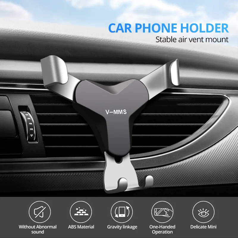 Gravity Reaction Car Mobile Phone Holder Clip Type Air Vent No Magnetic Mount GPS Car Smartphone Stand For iPhone Samsung Xiaomi
Gravity Reaction Car Mobile Phone Holder Clip Type Air Vent No Magnetic Mount GPS Car Smartphone Stand For iPhone Samsung Xiaomi
