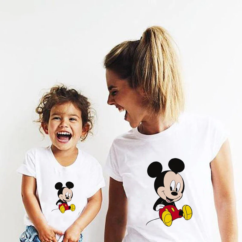 Fashion Family T Shirt Short Sleeve Casual O-neck Baby Mickey Print Mommy And Me T-shirts Family Matching Outfits Family Tees
Fashion Family T Shirt Short Sleeve Casual O-neck Baby Mickey Print Mommy And Me T-shirts Family Matching Outfits Family Tees