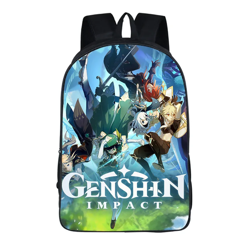 Genshin Impact Backpack Students Zipper 16Inch Primary School Bags Teenage Burden Alleviation Boys Girls Traval Mochila Infantil
Genshin Impact Backpack Students Zipper 16Inch Primary School Bags Teenage Burden Alleviation Boys Girls Traval Mochila Infantil