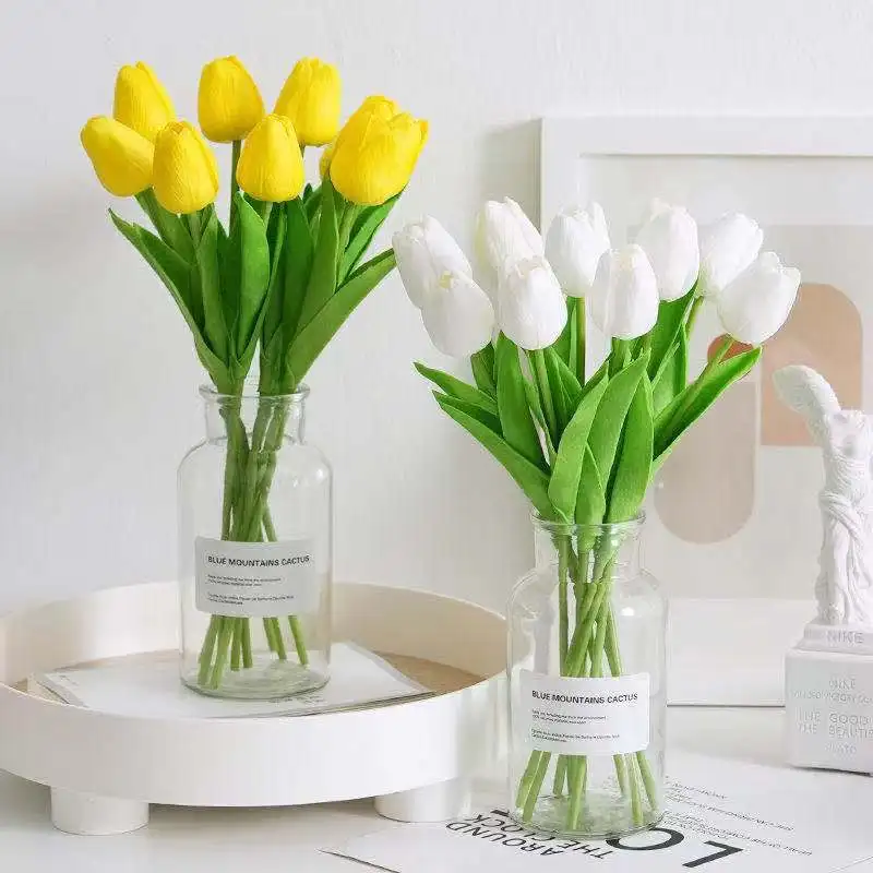 10/5Pcs Tulip Flower Artificial Flower Bouquet Wedding Celebration Flower Arrangement Backdrop Decor Home Garden Decor
10/5Pcs Tulip Flower Artificial Flower Bouquet Wedding Celebration Flower Arrangement Backdrop Decor Home Garden Decor