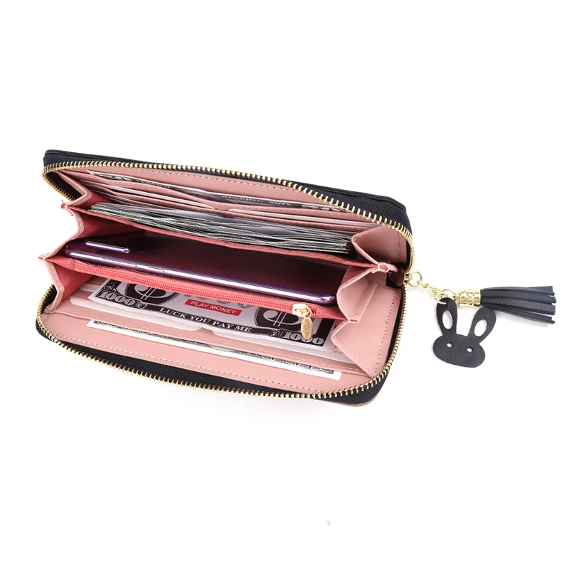 Women PU Leather Wallets Long Zipper Purse Tassel Design Coin Money Credit Card Holder K2
Women PU Leather Wallets Long Zipper Purse Tassel Design Coin Money Credit Card Holder K2