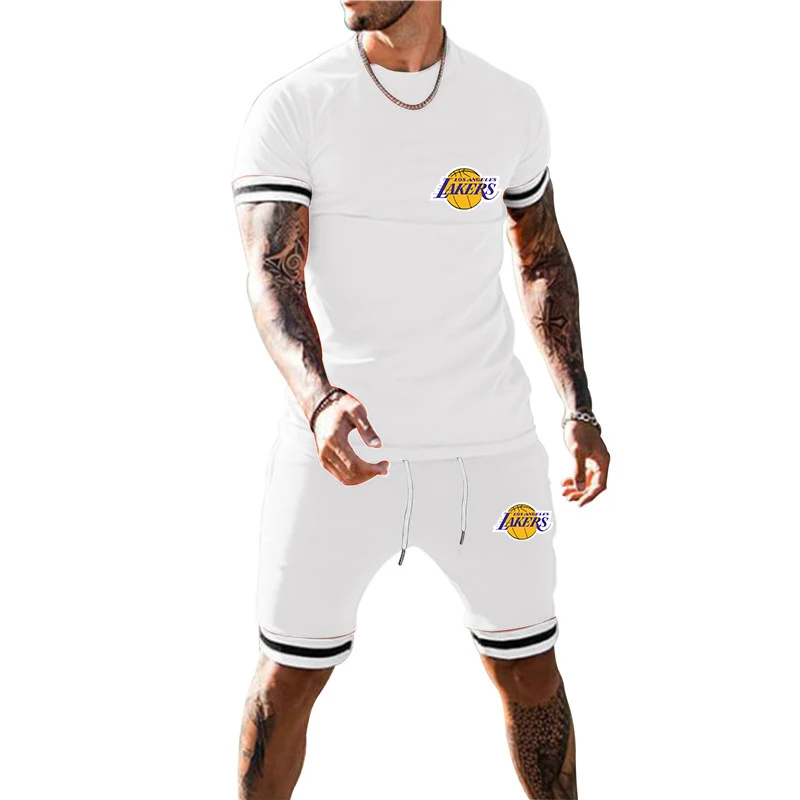 2021 new summer men's suit fitness suit sports suit comfortable and breathable short-sleeved T-shirt + shorts 2-piece set
2021 new summer men's suit fitness suit sports suit comfortable and breathable short-sleeved T-shirt + shorts 2-piece set