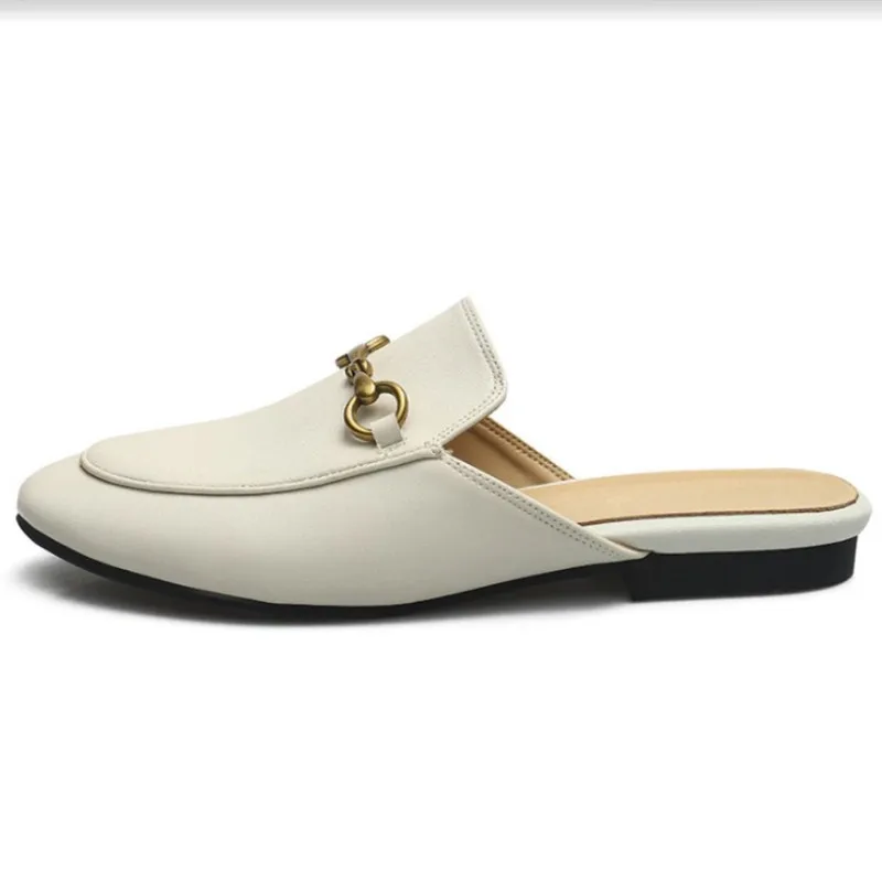 Fashion casual comfort women's shoes round head flat leather Mueller shoes metal decorative slippers 2020 summer new style
Fashion casual comfort women's shoes round head flat leather Mueller shoes metal decorative slippers 2020 summer new style