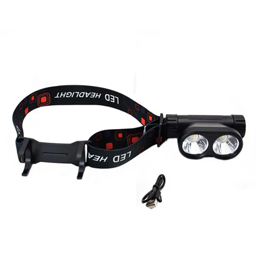Black Practical Powerful Double Headlight Flashlight Waterproof Double Headlamp Bright Light for Outdoor Sports
Black Practical Powerful Double Headlight Flashlight Waterproof Double Headlamp Bright Light for Outdoor Sports