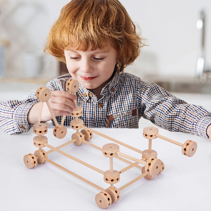 Children's Wooden DIY Beaded Castle Block Toys Boys And Girls Building Toys Gifts Parent-child Interactive Wooden Stick Toys
Children's Wooden DIY Beaded Castle Block Toys Boys And Girls Building Toys Gifts Parent-child Interactive Wooden Stick Toys
