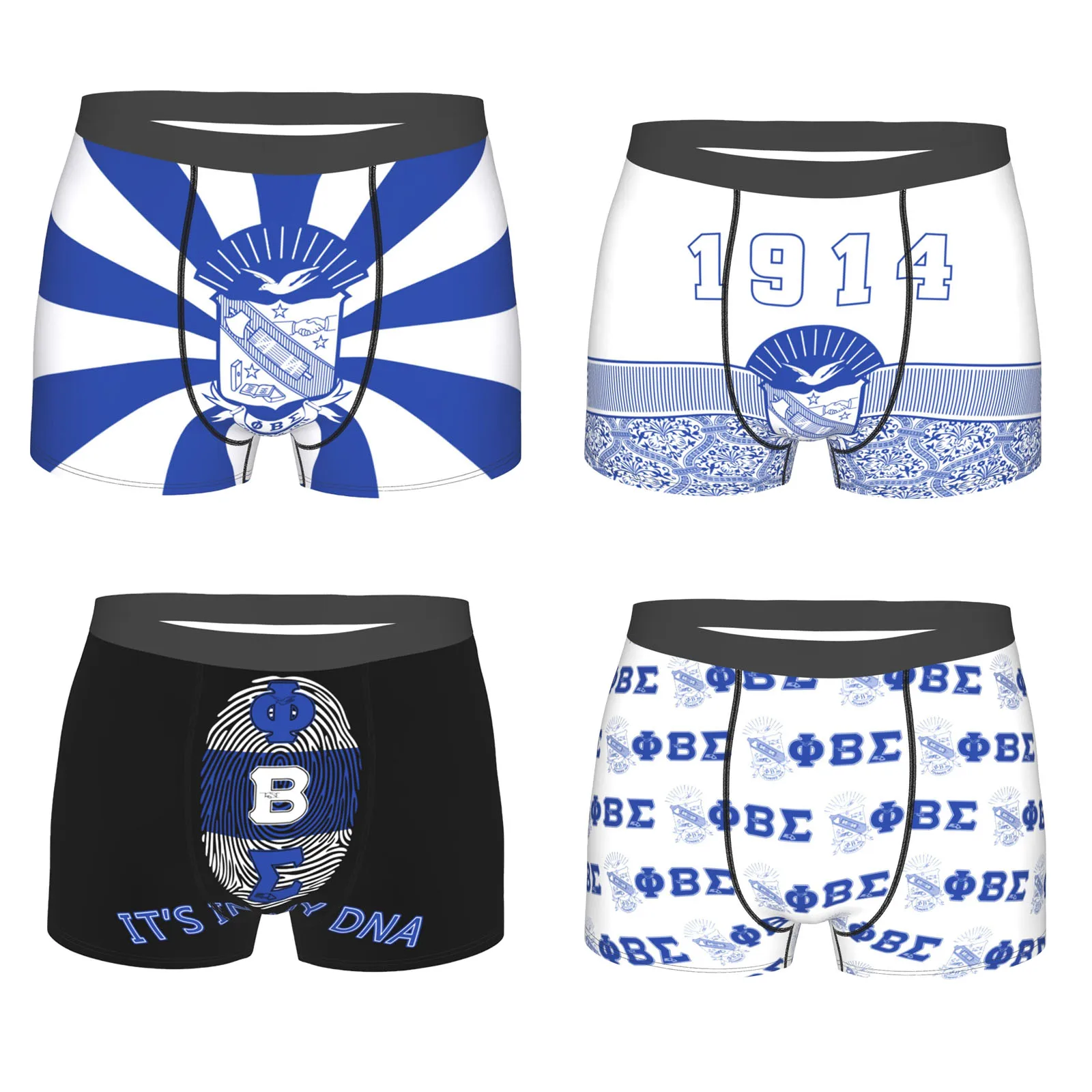 Мужские легкие микро-эластичные трусы-боксеры Phi Beta Sigma 1914 PBS
Мужские легкие микро-эластичные трусы-боксеры Phi Beta Sigma 1914 PBS