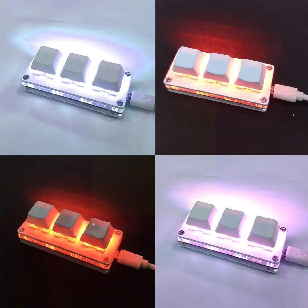 RGB Mini 3key Keyboard for OSU Gaming Keyboard Photoshop Drawing Keypad Programming With Software Mechanical Keyboard Keyboard
RGB Mini 3key Keyboard for OSU Gaming Keyboard Photoshop Drawing Keypad Programming With Software Mechanical Keyboard Keyboard