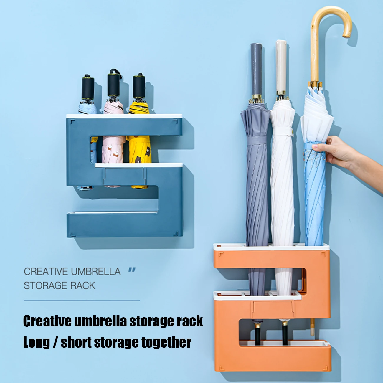 Creative Umbrella Storage Rack Free Punch Umbrella Racks Household Four-Slot Umbrella Drain Storage Organizer
Creative Umbrella Storage Rack Free Punch Umbrella Racks Household Four-Slot Umbrella Drain Storage Organizer