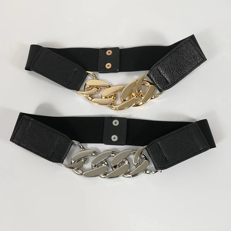 2021 New belts for women fashion girdle ladies dress belt simple alloy twist buckle luxury gold chain punk rock woman belts
2021 New belts for women fashion girdle ladies dress belt simple alloy twist buckle luxury gold chain punk rock woman belts