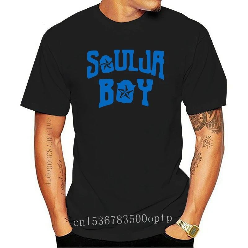 Новая футболка, новинка, футболка с логотипом Soulja Boy, Забавные футболки с принтом, мужские футболки с коротким рукавом
Новая футболка, новинка, футболка с логотипом Soulja Boy, Забавные футболки с принтом, мужские футболки с коротким рукавом