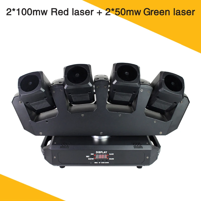 Four Heads RG Laser Moving Head Laser DMX512 Dj Light Disco Bar Night Club Stage Equipment
Four Heads RG Laser Moving Head Laser DMX512 Dj Light Disco Bar Night Club Stage Equipment