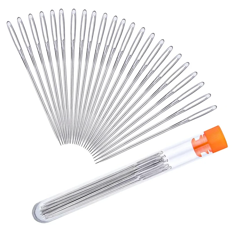 LMDZ 23Pcs/Lot Embroidery Thread Large Eye Sewing Needles Sewing Pins Set Home DIY Crafts Household Sewing Accessories
LMDZ 23Pcs/Lot Embroidery Thread Large Eye Sewing Needles Sewing Pins Set Home DIY Crafts Household Sewing Accessories