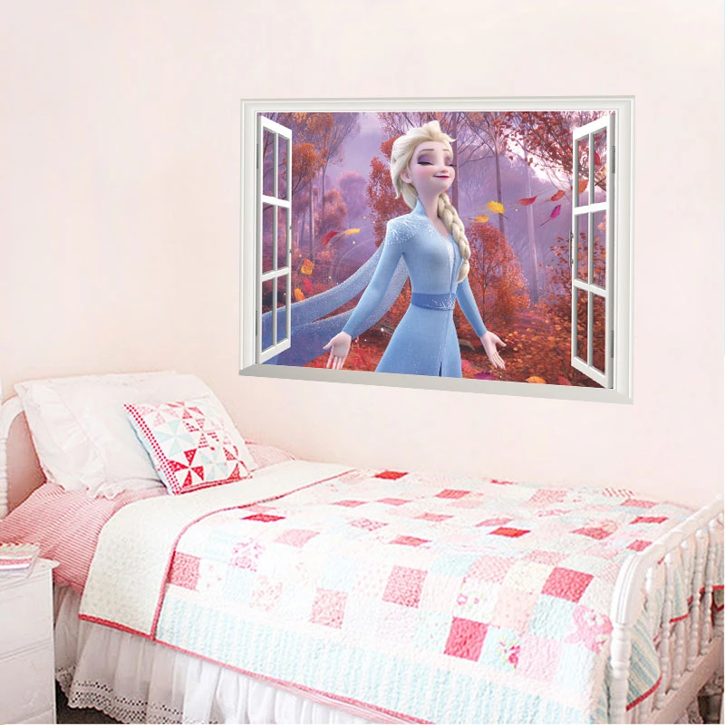 Disney Frozen 2 Princess 50*70cm Window Wall Decals For Kids Rooms Home Decor Cartoon Elsa Wall Stickers Diy Pvc Poster
Disney Frozen 2 Princess 50*70cm Window Wall Decals For Kids Rooms Home Decor Cartoon Elsa Wall Stickers Diy Pvc Poster