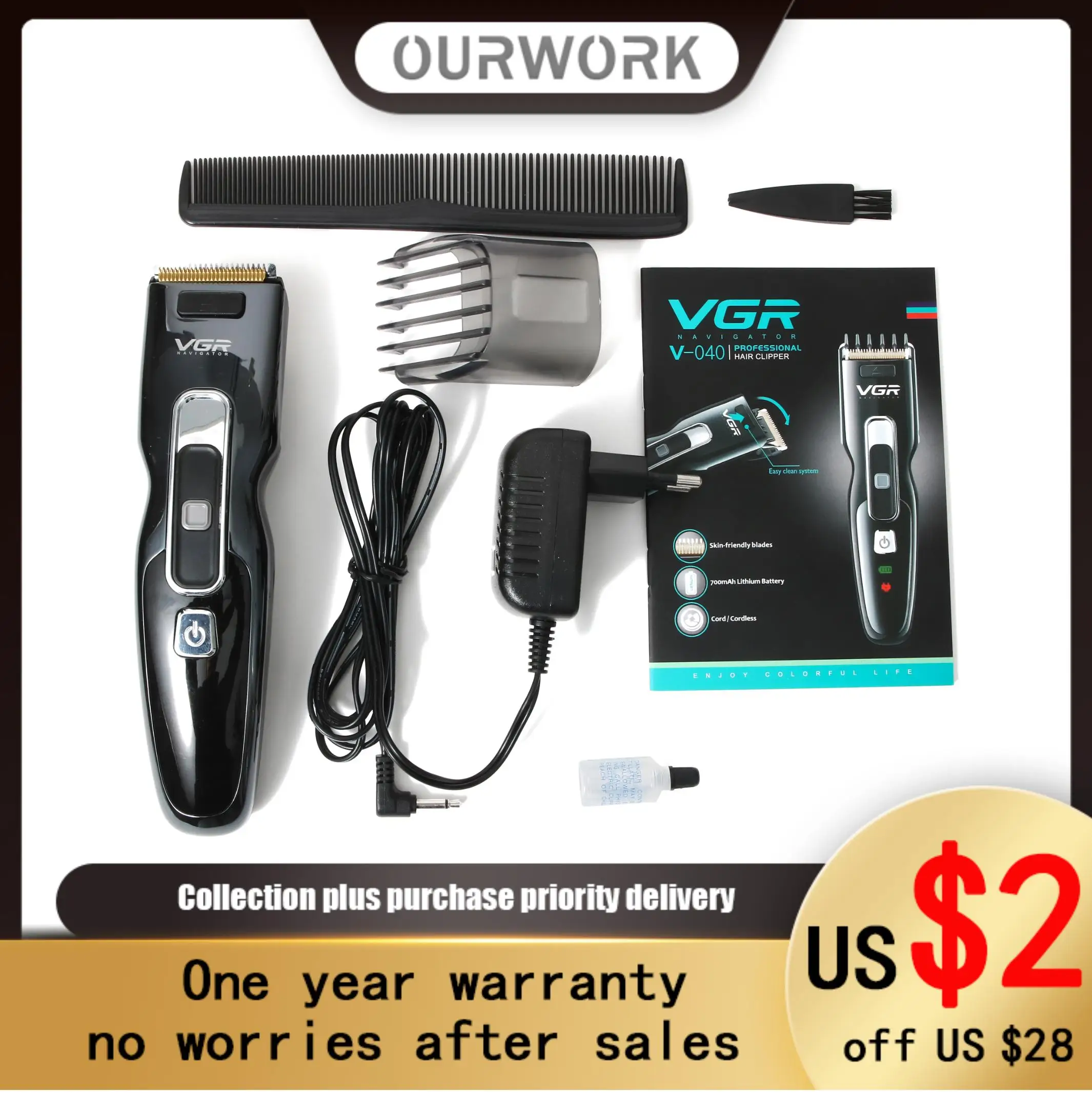 Electric Hair Clipper Multifunctional Rechargeable Household Trimmer Beard Shape Low Noise Personality Design
Electric Hair Clipper Multifunctional Rechargeable Household Trimmer Beard Shape Low Noise Personality Design