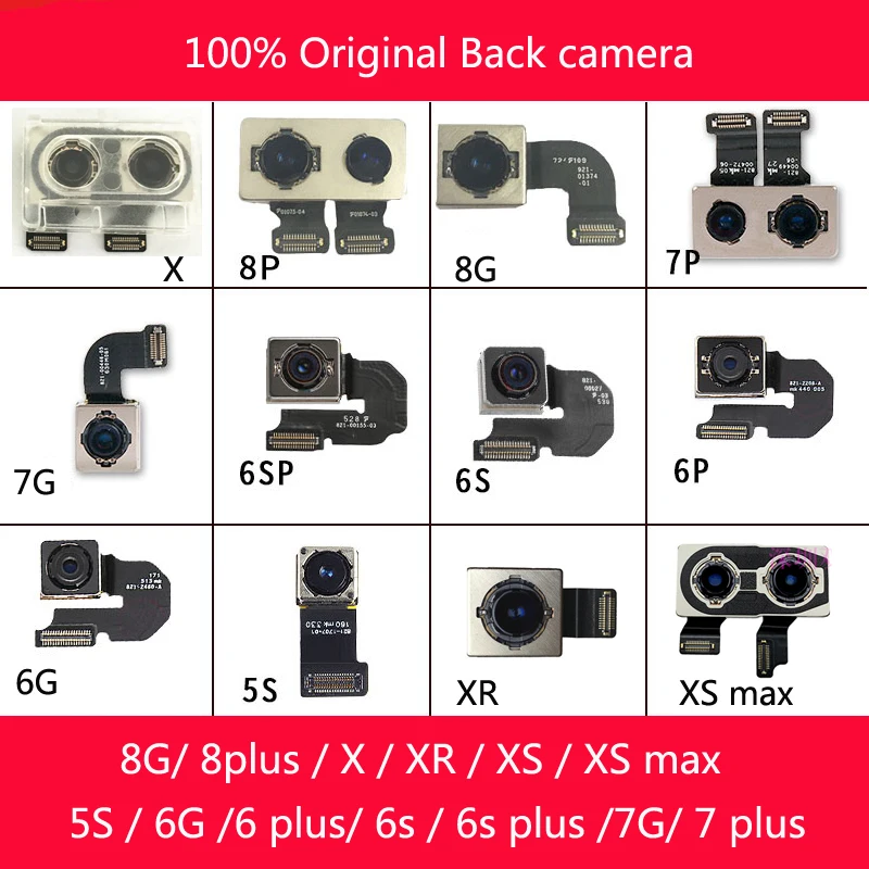 100% ORiginal Camera For iPhone 6 6s 7 8 Plus Rear Camera For iPhone 6SP 7P Rear Camera Lens Module Flex Cable
100% ORiginal Camera For iPhone 6 6s 7 8 Plus Rear Camera For iPhone 6SP 7P Rear Camera Lens Module Flex Cable