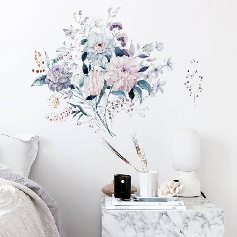 water color flowers and plants wall stickers bedroom living room home background decoration mural removable stickers wallpaper
water color flowers and plants wall stickers bedroom living room home background decoration mural removable stickers wallpaper
