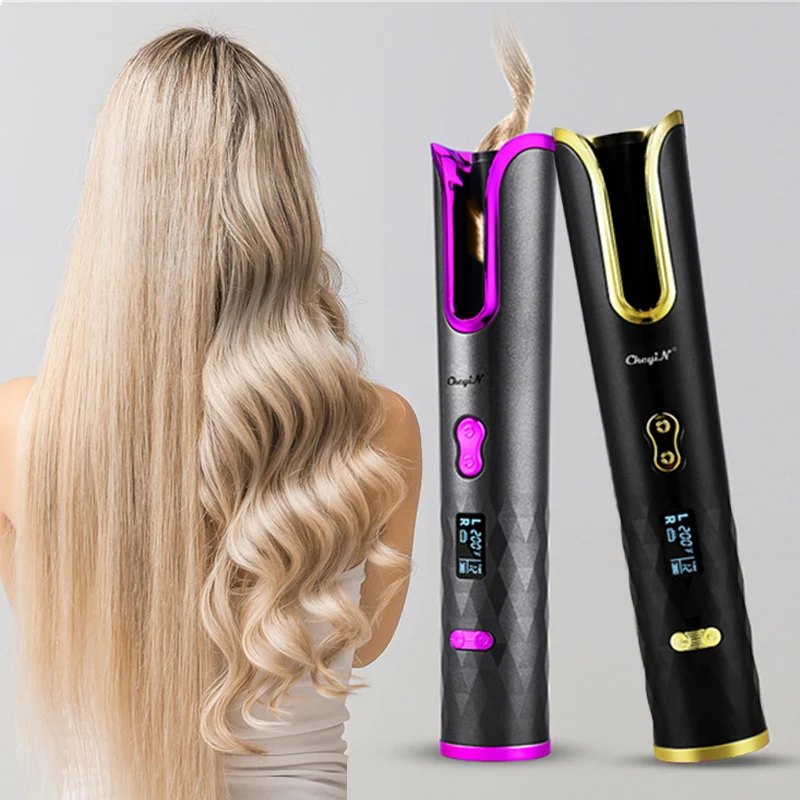 CkeyiN Wireless Automatic Hair Curler Auto Rotating Curling Iron Long-lasting Hair Styling Temperature Adjustable Wave Hair Care
CkeyiN Wireless Automatic Hair Curler Auto Rotating Curling Iron Long-lasting Hair Styling Temperature Adjustable Wave Hair Care